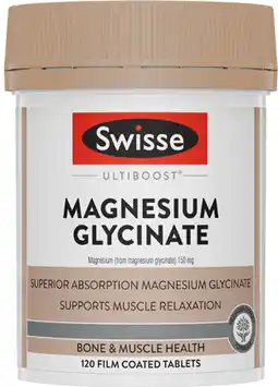 Coles Swisse Ultiboost Magnesium Glycinate Tablets offer