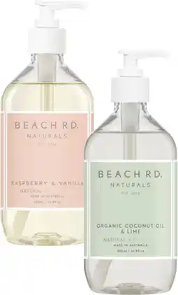 Coles Beach Road Naturals Hand Wash offer