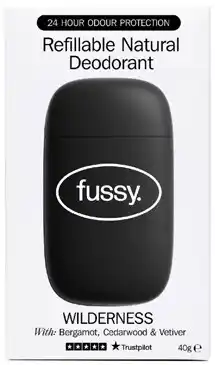Coles Fussy Refill Natural Deodorant Starter Kit Wilderness offer