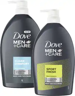 Coles Dove Men Body Wash offer