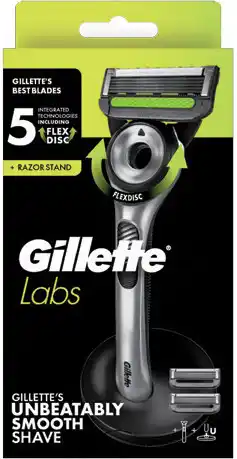 Coles Gillette Labs Mens Razor Kit with 2 Refill Blades 1 Each offer