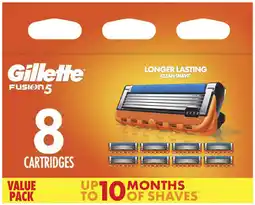 Coles Gillette Fusion 5 Razor Blade Refills offer