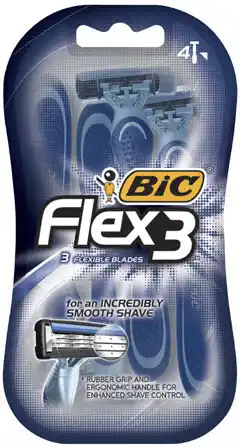 Coles Bic Flex 3 Disposable Razor offer