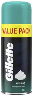 Coles Gillette Sensitive Skin Shaving Foam Value Pack offer