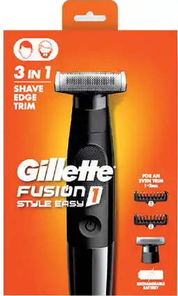 Coles Gillette Fusion 1 Style Easy Electric Razor 1 Each offer