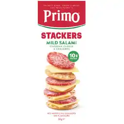 Woolworths Primo Stackers, Trios or Protein Snacking Varieties 45-57g – From the Fridge offer