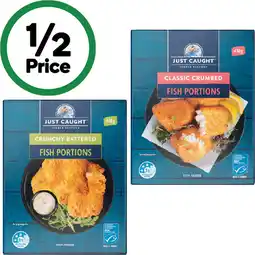 Woolworths Just Caught Fish Portions offer