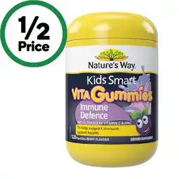 Woolworths Nature’s Way Kids Smart Vita Gummies Immune Defence offer