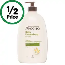 Woolworths Aveeno Daily Moisturising Body Lotion Fragrance Free offer