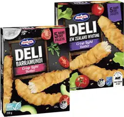 Coles Birds Eye Deli Crispy Light Batter Fish offer
