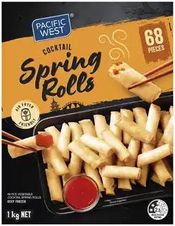 Coles Pacific West Cocktail Spring Rolls offer
