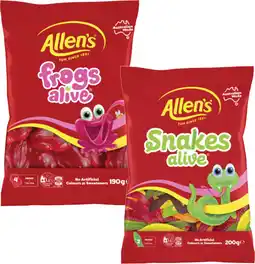 Coles Allen's Lollies-200g offer