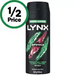 Woolworths Lynx Deodorant Body Spray offer