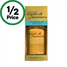 Woolworths OGX Argan Oil Penetrating Hair Oil offer