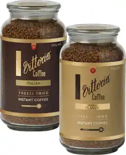Coles Vittoria Freeze Dried Instant Coffee offer