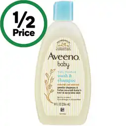 Woolworths Aveeno Baby Daily Moisture Light Scent Sensitive Wash & Shampoo offer