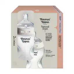 Woolworths Tommee Tippee Natural Start Bottle 3 Months offer