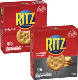 Coles Ritz Crackers-227g offer