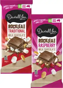 Coles Darrell Lea Block Chocolate-170g offer