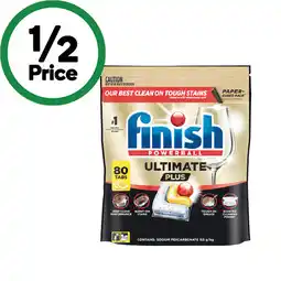 Woolworths Finish Ultimate Plus Dishwasher Tablets offer