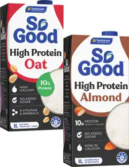 Coles Sanitarium So Good High Protein Milk offer