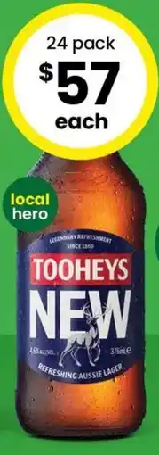 The Bottle O Tooheys New offer