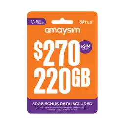 Woolworths amaysim $270 Starter Pack offer