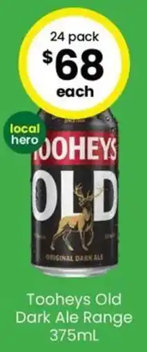 The Bottle O Tooheys Old Dark Ale Range offer