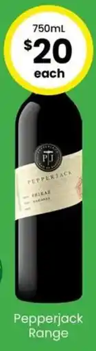 The Bottle O Pepperjack Shiraz offer