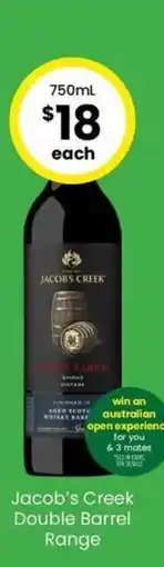 The Bottle O Jacob's Creek Double Barrel offer