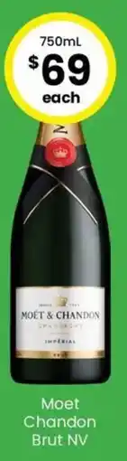The Bottle O Moet Chandon Brut NV offer