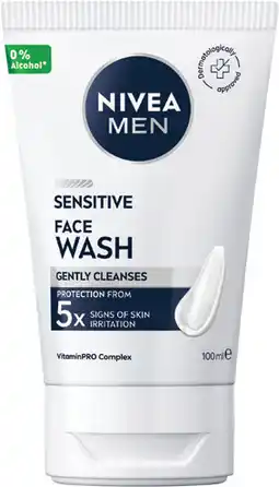 Coles Nivea Men Sensitive Face Wash offer