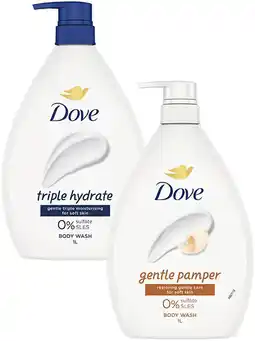 Coles Dove Body Wash offer