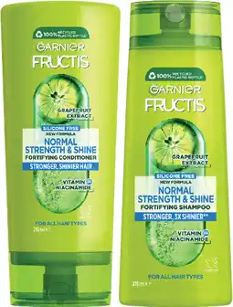Coles Garnier Fructis Shampoo or Conditioner 315mL offer