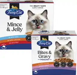 Coles Fussy Cat Cat Food offer