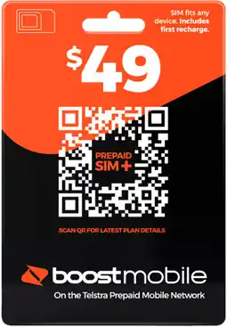 Coles Boost $49 SIM Pack offer