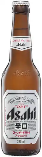 Coles Asahi Super Dry Bottles offer