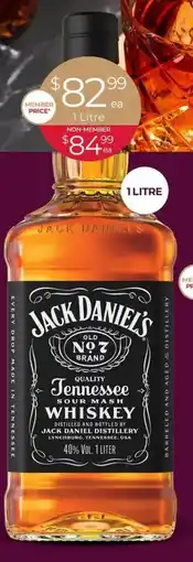 Porters Jack Daniel's Tennessee Sour Mash Whiskey offer