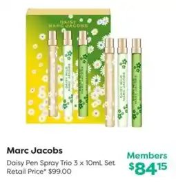 National Pharmacies Marc Jacobs Daisy Pen Spray Trio offer