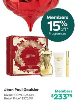 National Pharmacies Jean Paul Gaultier Divine 100mL Gift Set offer