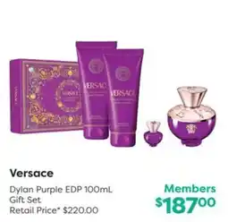 National Pharmacies Versace Dylan Purple EDP Gift Set offer