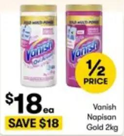 BIG W Vanish Napisan Gold offer