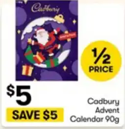 BIG W Cadbury Advent Calendar offer