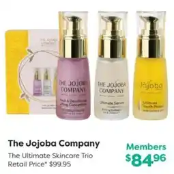 National Pharmacies The Jojoba Company The Ultimate Skincare Trio offer