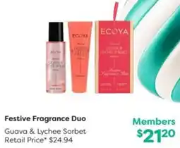 National Pharmacies Festive Fragrance Duo Guava & Lychee Sorbet offer