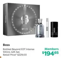 National Pharmacies Boss Bottled Beyond EDT Intense offer
