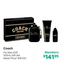 National Pharmacies Coach For Men EDP offer