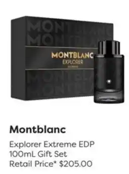 National Pharmacies Montblanc Explorer Extreme EDP offer