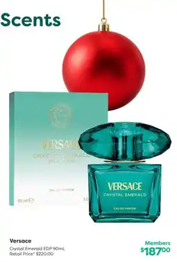National Pharmacies Versace Crystal Emerald EDP offer