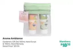 National Pharmacies Arome Ambiance Gardeners Gift Set offer